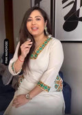 PREMIUM COTTON FLEX A-LINE KURTI SET