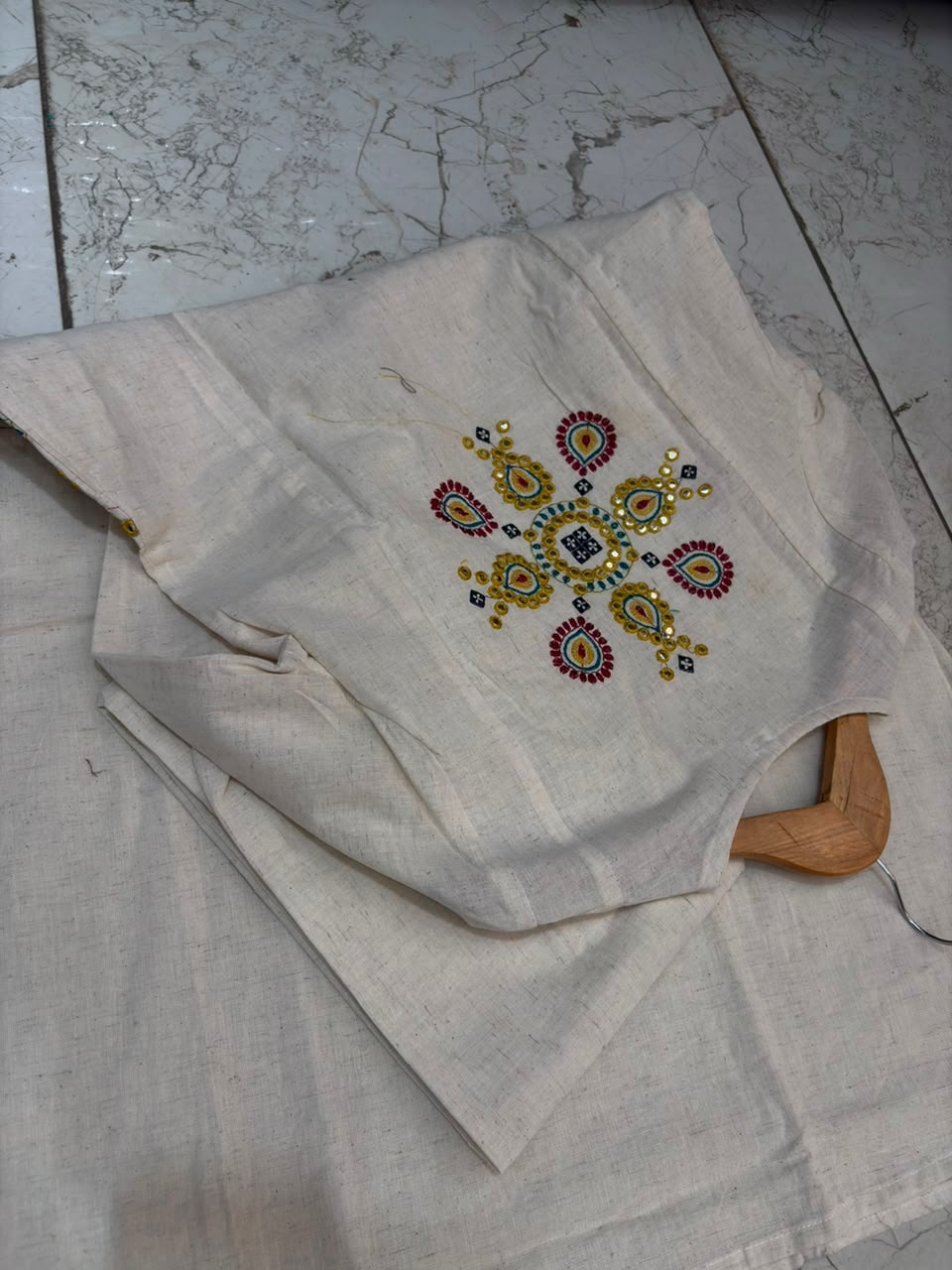 PREMIUM COTTON FLEX A-LINE KURTI SET
