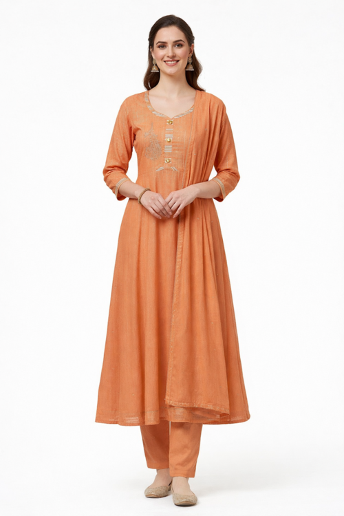 Traditional Kurti Set with Dupatta